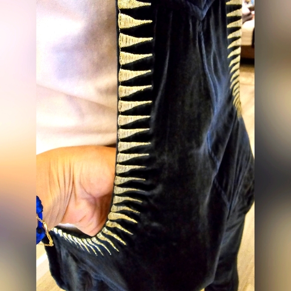 Zadig and Voltaire dark emerald green Velvety Plush jumpsuite. New. Size M - Picture 9 of 15